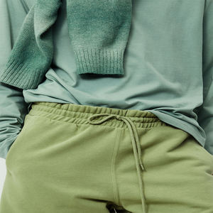 Short de sport ample de haute qualité en nylon pour hommes, pantalon d'été décontracté 100% coton, couleur unie pour hommes, vente en gros, entraînement OEM - Product Image 5