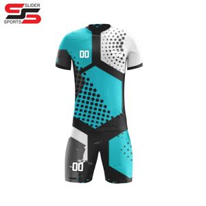 Uniformes de Fútbol Personalizados de Verano con Tecnología de Secado Rápido, Tratamiento Antiencogimiento, 100% Poliéster para Equipos - Product Image 3