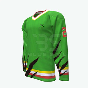 Jersey de Hockey sobre Hielo con Diseño Moderno de Cuello en V, Tela de Alta Calidad para un Uso Duradero, Costuras Reforzadas, Top de Hockey con Cuello en V - Product Image 3