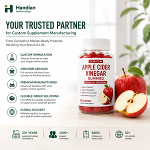 Gomitas de Vinagre de Sidra de Manzana, Fabricante OEM, Marca Privada, Gomitas de ACV con <span class=keywords><strong>Vitamina</strong></span> B6, Fábrica de Suplementos Personalizados - Product Image 4
