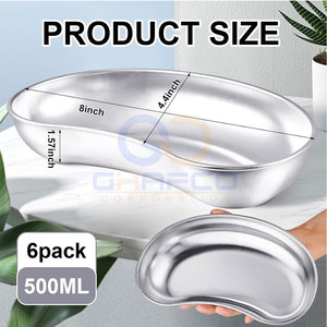 Bandeja renal de la mejor calidad, grado hospitalario, de acero inoxidable, para uso clínico, fácil de limpiar - Product Image 2