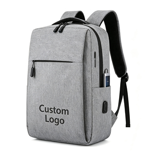 Sac à dos pour ordinateur portable avec logo personnalisé, sac à dos de voyage d'affaires antivol avec port de charge USB pour hommes et femmes - Product Image 1