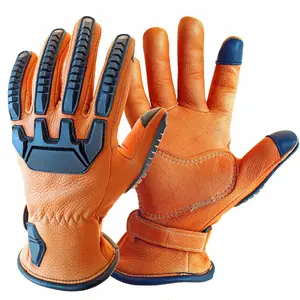 摩托车骑行防护碳指节纤维高品质皮手套最佳全指摩托车赛车手套