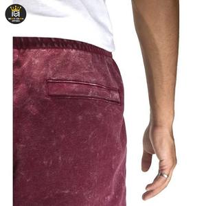 กางเกงวิ่งสำหรับผู้ชายกางเกงผ้าฝ้ายฟอกสีกรดใหม่กางเกงออกกำลังกายยิมฟิตเนสแทร็คเข้ารูปสำหรับผู้ชาย - Product Image 4