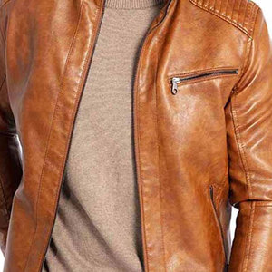 High-Quality <b>Men</b> Leather <b>Jackets</b> Best Design Customized for Winter Thick & Summer <b>Thin</b> Wear Washable Short Leather <b>Jackets</b> - Product Image 4
