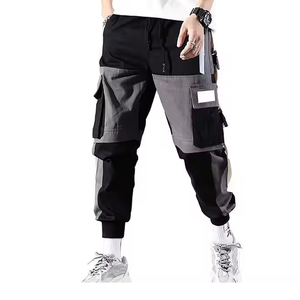 300gsm personalizado 6 bolsillos Jogger pantalones de chándal hombres Jogger peso pesado Cargo pantalones de chándal Casual pantalones sueltos - Product Image 6