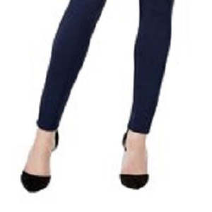 Style & Co Leggings Blu Casual da Donna, Foderati in Pile, Pantaloni Invernali da Yoga Taglia XL, Leggings in Spandex con Logo in Vita - Product Image 3