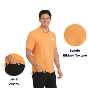 Polos pour hommes de haute qualité, couleur personnalisée, coupe ajustée, polos pour hommes avec logo personnalisé - Product Image 6