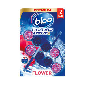 Bloo COLOUR บล็อกขอบห้องน้ำแบบแอคทีฟ2x50กรัมลาเวนเดอร์มอบความสดชื่นยาวนานและกลิ่นหอมดอกไม้ที่ผ่อนคลาย - Product Image 4