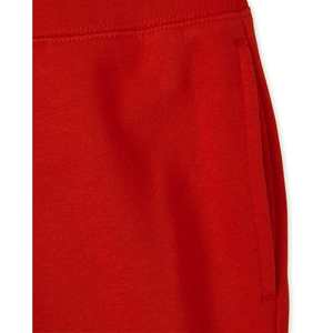 Pantalones de correr de forro polar para niños rojos para aventuras al aire libre - Product Image 2