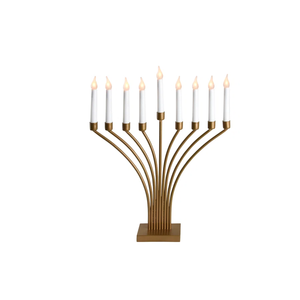 Portavelas de Metal para bodas, decoración de cena y comedor, decoración de calidad sólida, portavelas Menorah para decoración de Navidad - Product Image 6