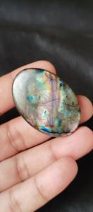 Cabochon en Labradorite naturelle pierres précieuses en vrac violet et bleu tailles mixtes pour la fabrication de bijoux bagues pendentifs - Product Image 5