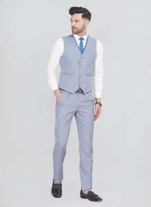 Traje de Oficina Gris Claro para Hombre, Más Vendido, para Trabajo de Oficina, Eventos Empresariales y Eventos Formales, Suministro Disponible en Todo el Mundo - Product Image 4