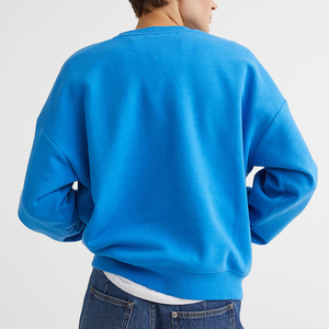 Sudaderas personalizadas de alta calidad para mujer, sudadera de gran tamaño lisa de algodón 100%, Top corto de entrenamiento en blanco para mujer, sudaderas para mujer - Product Image 3