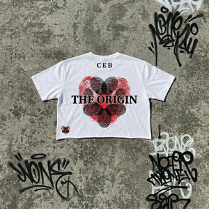 T-shirt personnalisé DTF 250 GSM 100% Coton, Coupe Boxy Tendance, Vente en Gros, Qualité Supérieure, Doux et Respirant - Product Image 2