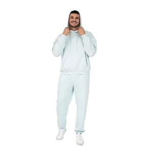 OEM Conception personnalisée Vente en gros Survêtements pour hommes de qualité supérieure 100% coton Deux pièces Coupe ajustée Survêtements décontractés à capuche - Product Image 5