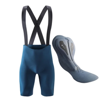 Cuissard de cyclisme pour homme de haute qualité, grande taille, réversible, sans couture, antibactérien, écologique, respirant, rembourré, personnalisable pour équipe professionnelle