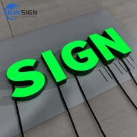 Lettres LED 3D lumineuses étanches à haute luminosité du fabricant d'origine avec logo personnalisé, enseigne LED sur mesure