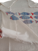 Handuk Mandi Katun Motif Batu Peshtemal Kain Muslin Turki Spesial Expo Maret Super Lembut Hangat 100x180cm Untuk Pantai