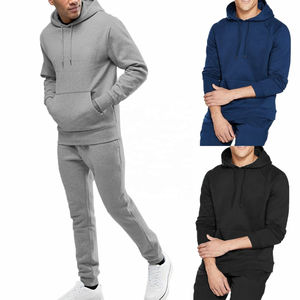 Ensemble de survêtements pour hommes en molleton bouclette coupe classique, 100 % coton, sport, automne, écologique, séchage rapide – Vente chaude - Product Image 6