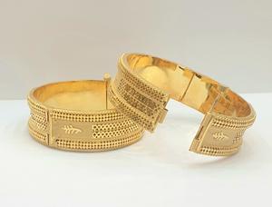 Pulseras de Latón Inoxidable Chapadas en Oro de 24K al por Mayor, Joyería de Moda Elegante de Alta Calidad - Product Image 2