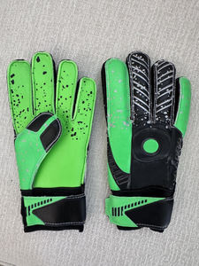Top Selling Outdoor Hybrid Goalkeeper Gloves-High Quality Latex Waterproof Breathable Non-Slip Adjustable Wrist <b>Strap</b> - Product Image 5