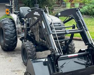 2024 LS tracteur modèle MT573H édition limitée garde-chasse mossy chêne camo tracteur 72 "seau télescopique liens inférieurs - Product Image 4