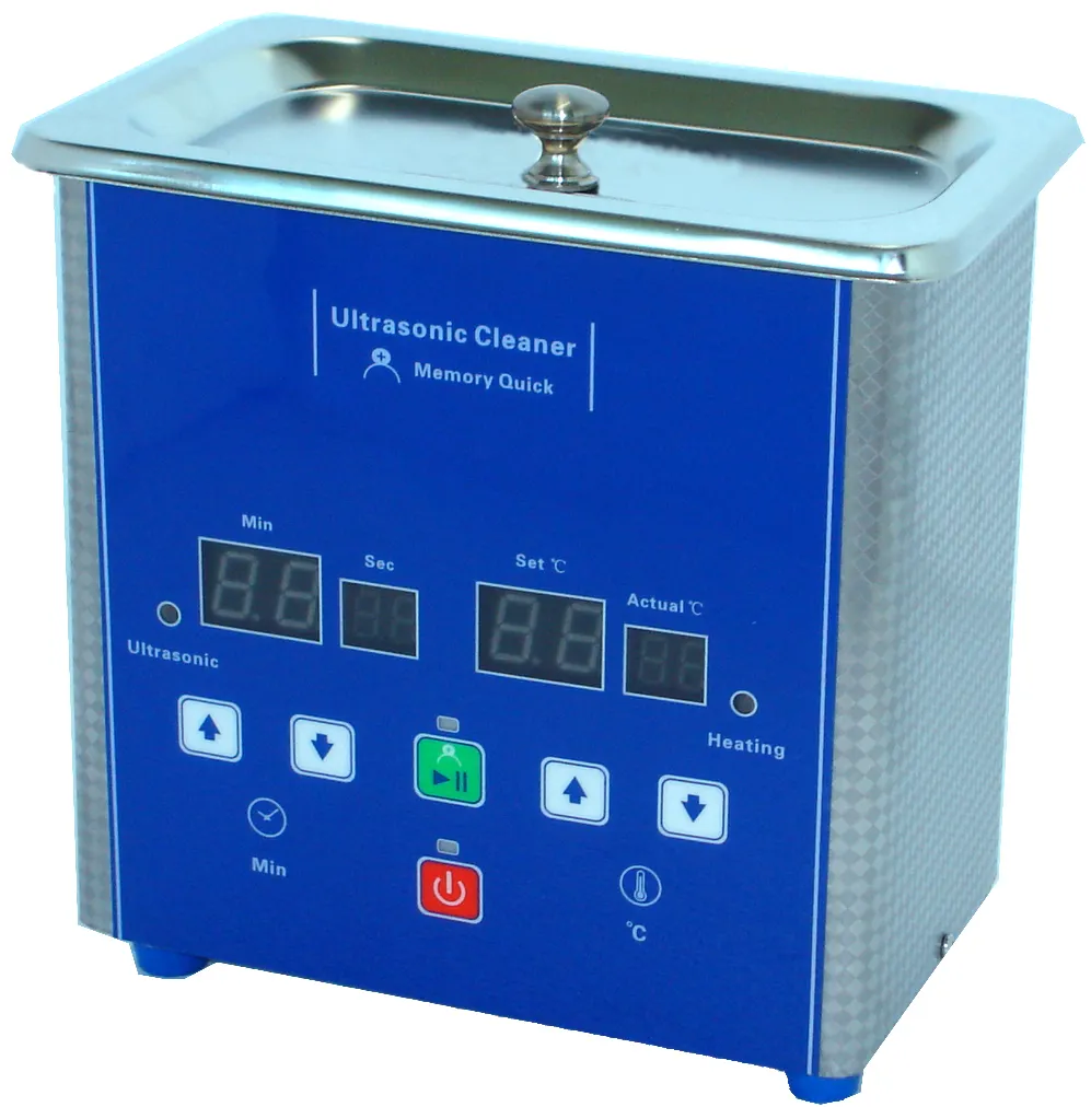 Handy size Digital control panel with heating robust stainless steel made strong power desktop 0.7L jewelry Ultrasonic Cleaner