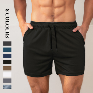 Pantalones cortos deportivos de verano con logotipo personalizado para hombre, pantalones deportivos informales de secado rápido de tres cuartos, pantalones deportivos para maratón, correr, LICRA fino, envío DDP - Product Image 2