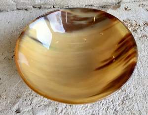 Bol en corne décoratif, écologique, fait à la main, matériau naturel durable, idéal pour les cadeaux biologiques et éthiques - Product Image 2