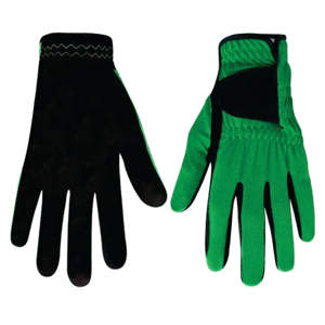Gants de golf verts personnalisés de haute qualité pour hommes respirants en cuir véritable fabrication professionnelle pour un usage sportif - Product Image 1