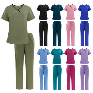 2025 nouveau Design hôpital femmes infirmière hauts et pantalons uniformes ensembles de gommages en gros médical hommes femmes soins infirmiers ensembles de gommage - Product Image 1