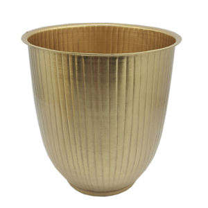 Florero de la mejor calidad, decoración de mesa de sala de estar, florero de diseñador de Metal chapado en oro para decoración de suelo y pared - Product Image 3