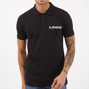 Logotipo personalizado 100% algodón PQ venta fresca de alta calidad liso Casual Golf logotipo personalizado Polo Simple para hombres - Product Image 1