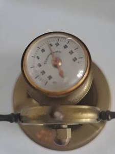 Designer Nautical Brass <b>Ashtray</b> with Clock-Unique and Chic Modern Design Handmade Portable Round - Product Image 6