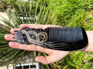 หวีเขาควายมีเอกลักษณ์เฉพาะสำหรับหวีฮอร์นผมต่อขนได้ฮอร์นสีธรรมชาติเต็มรูปแบบสำหรับผมที่มีคุณภาพดีที่สุดในเวียดนาม - Product Image 4