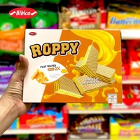 Bibic-a Roppy Fromage à la crème sucré Biscuits en gaufrette à faible teneur en glucides Certifié ISO Texture douce Fabriqué au Vietnam Emballage en boîte