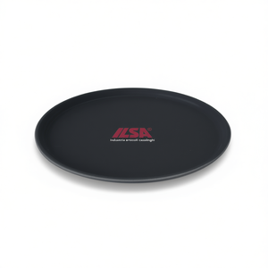 Ilsa 27.5x2h Polypropylene Round Non-Slip <b>Tray</b> Beverage <b>Serving</b> Set - Product Image 2