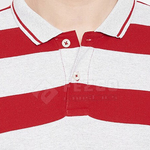 Polos de hombre de manga corta hechos en poliéster y algodón 100% al por mayor, camisetas de polo de golf lisas - Product Image 6