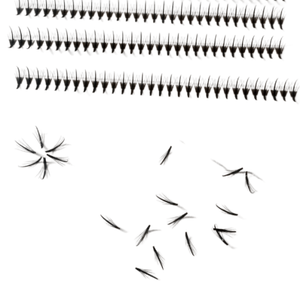 Cils synthétiques 5D volume intense de qualité supérieure Nhu Y, fabriqués au Vietnam, faciles à poser pour le maquillage quotidien, en plateau. - Product Image 2