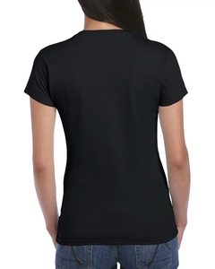Camiseta de talla grande de cintura ajustada de alta calidad, camiseta informal y para deportes al aire libre, cuello redondo, logotipo personalizado, camiseta de talla grande para mujer - Product Image 3
