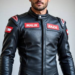 Durable PU Leather/Genuine Leather Motorcycle <b>Suit</b> Full <b>Body</b> Armor Kevlar Stretch Panels Track Day - Malik Raza - Product Image 2