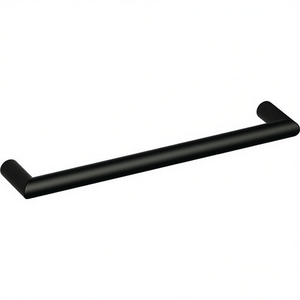 HEWI 562.13B192 Poignée de meuble en polyamide 90 noir mat profond 192 mm 13 mm, revêtements de poignée d'étagère - Product Image 3
