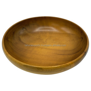 Nuevo Diseño de Moda de madera ensalada de frutas cuencos para servir en tamaño de forma personalizada y acabados para la decoración del hogar - Product Image 6