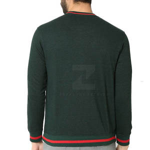 100% coton hommes sweats prix de gros pull Style basiques coton mélangé vêtements d'hiver sweats - Product Image 2