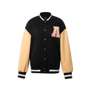 Veste Letterman de qualité supérieure Nouvelle veste de baseball à manches longues personnalisée Streetwear Broderie Letterman à vendre - Product Image 4