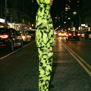 Ensemble de survêtement à capuche deux pièces pour homme, coupe ample, 100% coton, écologique, imprimé numérique délavé à l'acide, style vintage tendance 2026, Hip Hop - Product Image 4