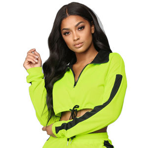 Ensemble coupe-vent de luxe pour femmes vente en gros meilleur fabrication de jogging ensemble 2 pièces pour femmes personnalisé survêtement coupe-vent - Product Image 2