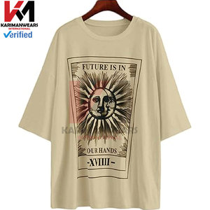 Camisetas Oversize de Cuello Redondo para Mujer, Corte Regular, Casual, para Todas las Temporadas, Manga Corta, Estilo Boyfriend Juvenil, con Estampado Gráfico - Product Image 3
