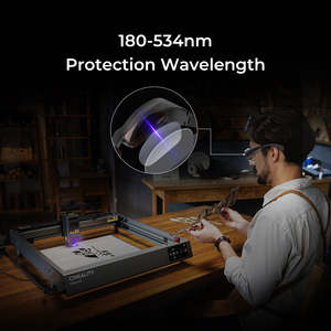Gafas de Seguridad Láser Falcon, Certificadas por ANSI Z87.1 y EN166, Lentes Protectoras de Policarbonato, 180-534nm - Product Image 6